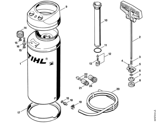 R_-Pressurized water tank