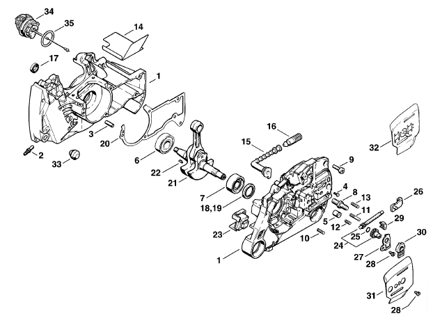 Crankcase - Crankshaft