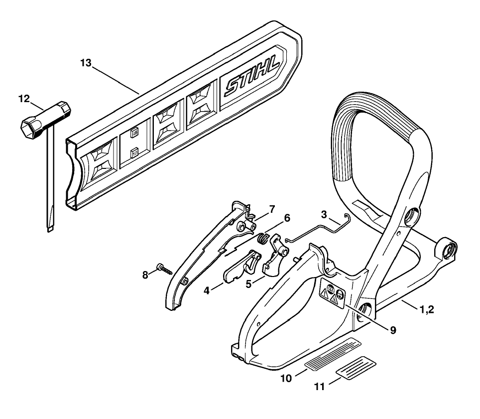 Handle frame