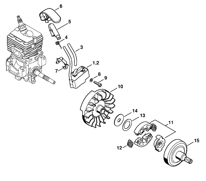 Ignition system, Clutch