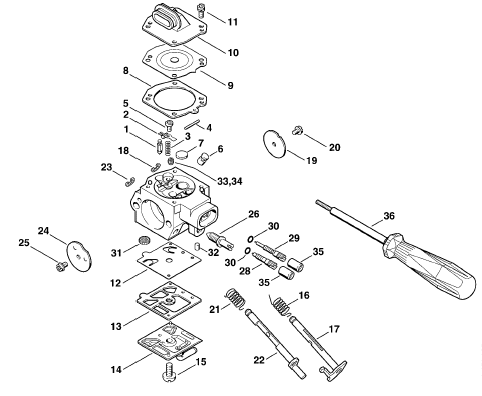 Carb. HD-18B-HD-21B (only USA)