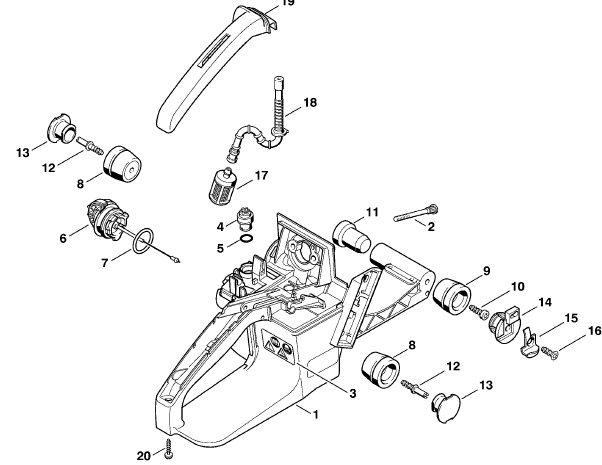 Tank housing - AV-System