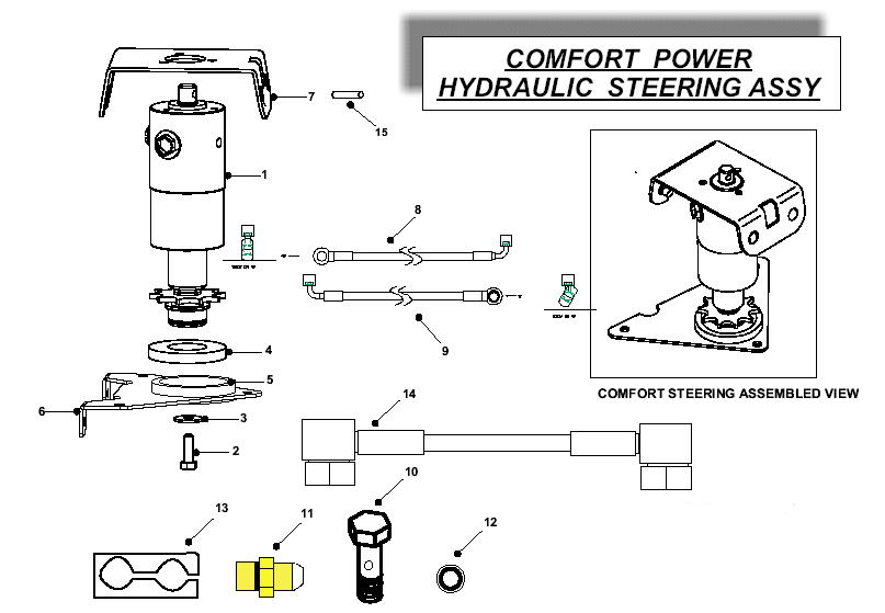 Comfort Power Hydraulic Steering Assembly