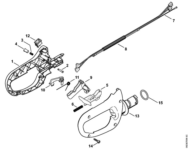 J CONTROL HANDLE