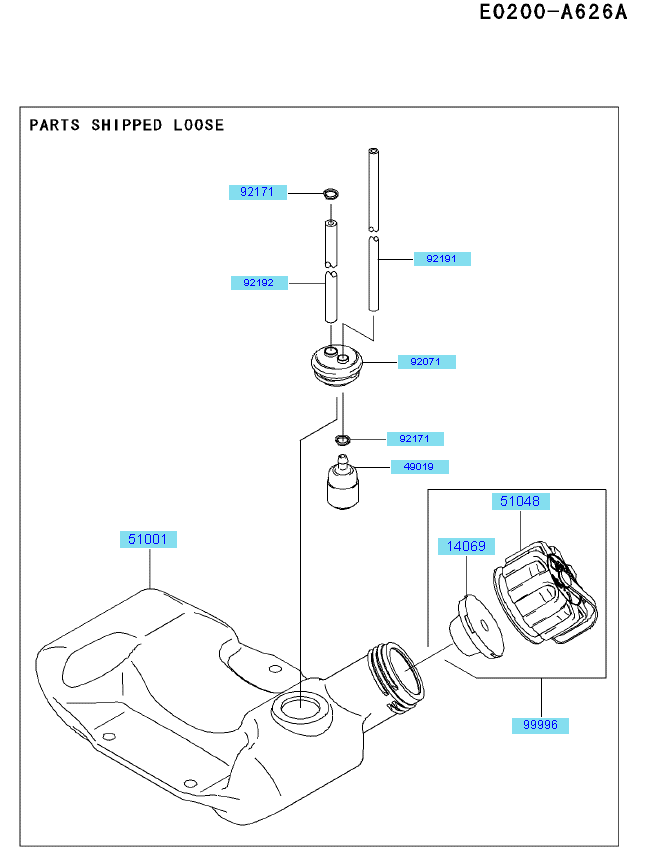 Fuel tank - Fuel Valve