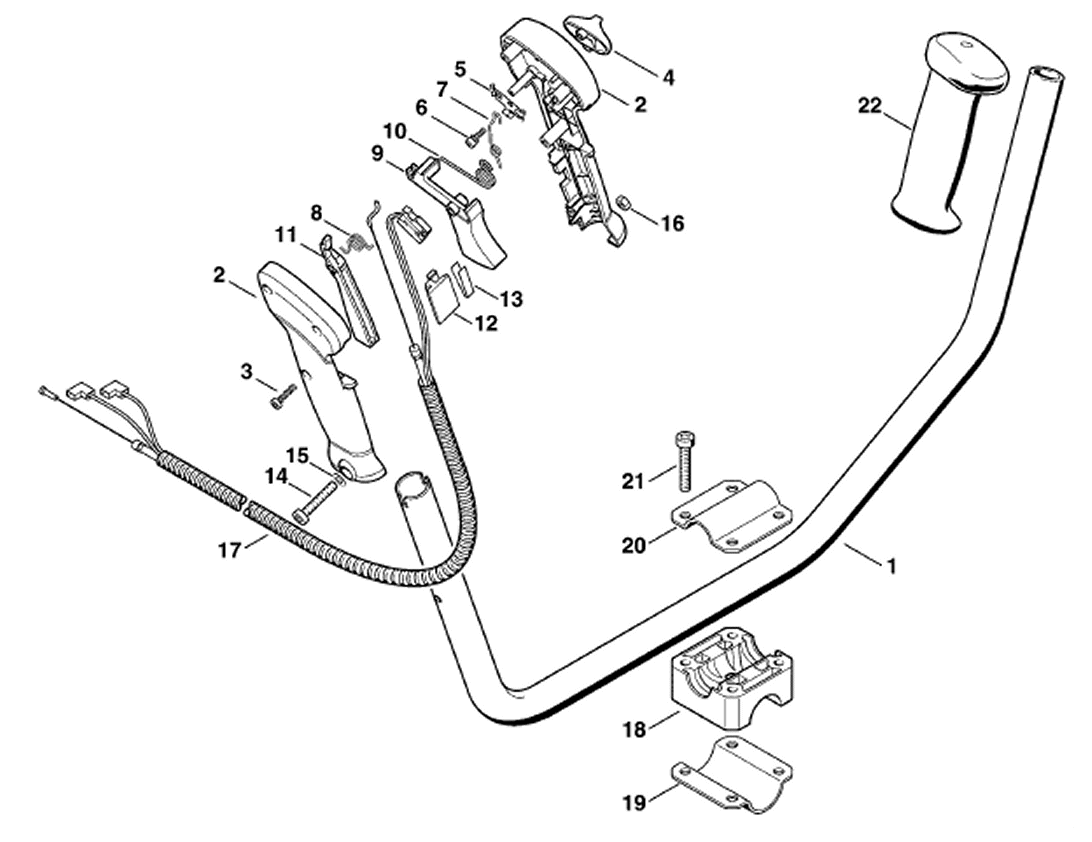 TWO-HANDED HANDLE BAR