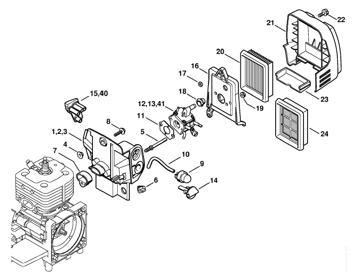 Carburetor housing