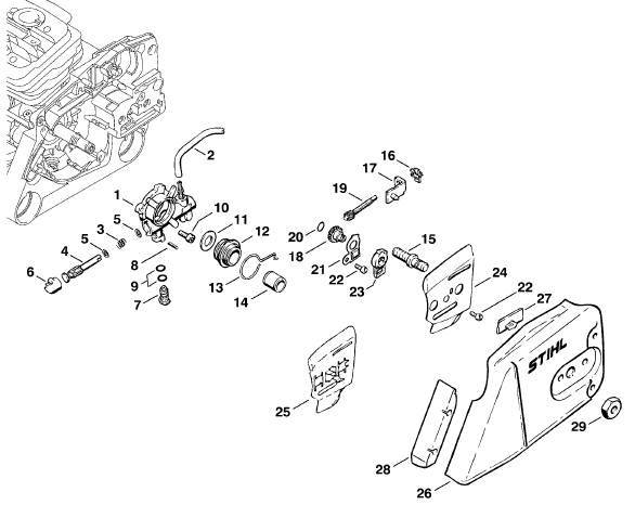 Oil pump - Chain tensioner kit