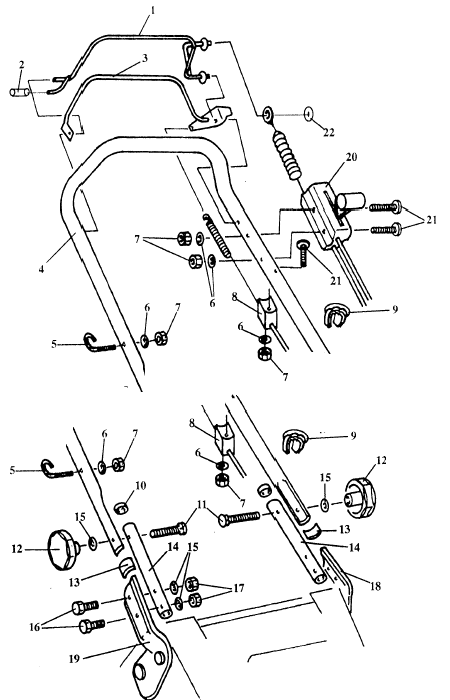 Handle and Controls Assy