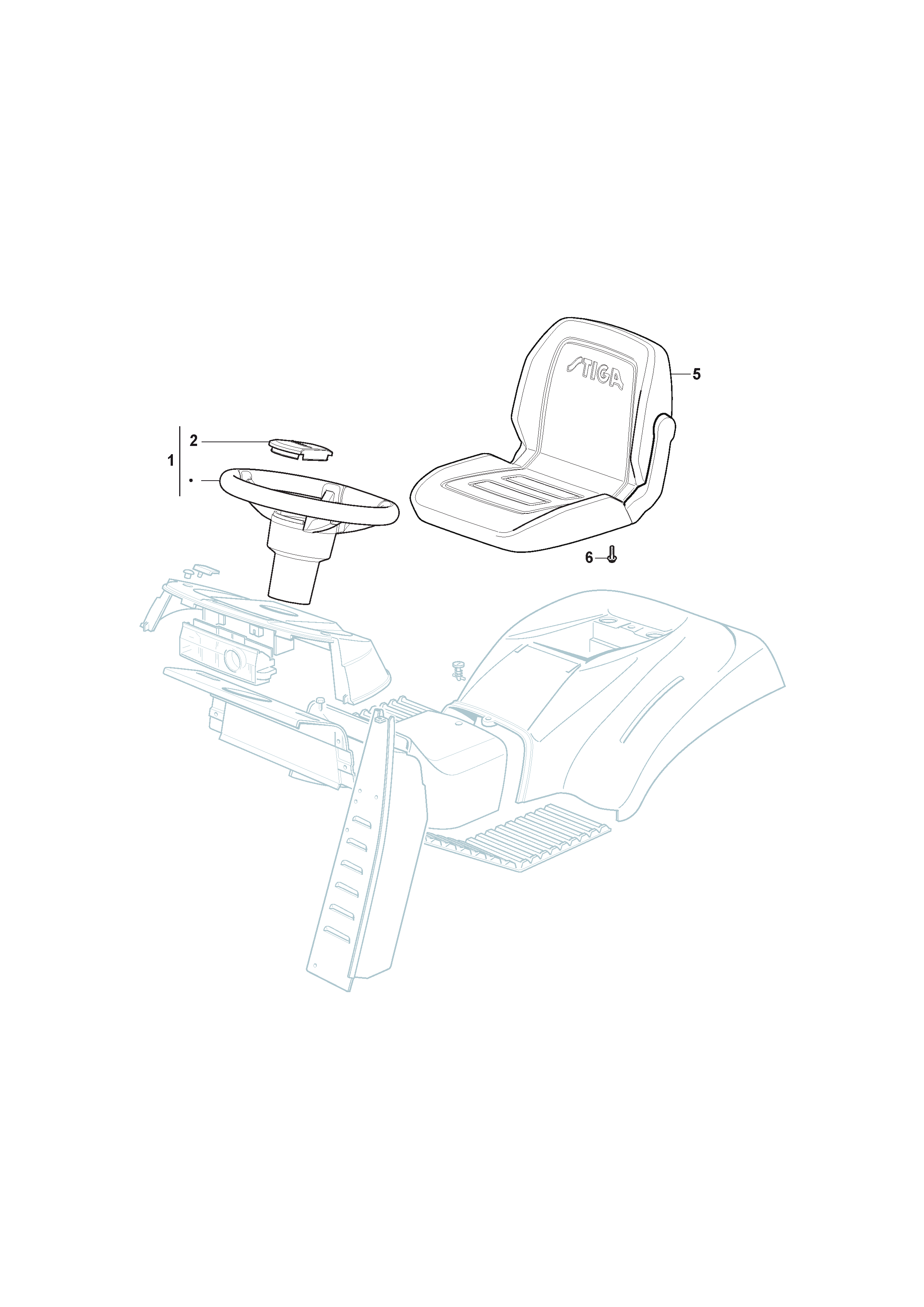 Seat & Steering Wheel