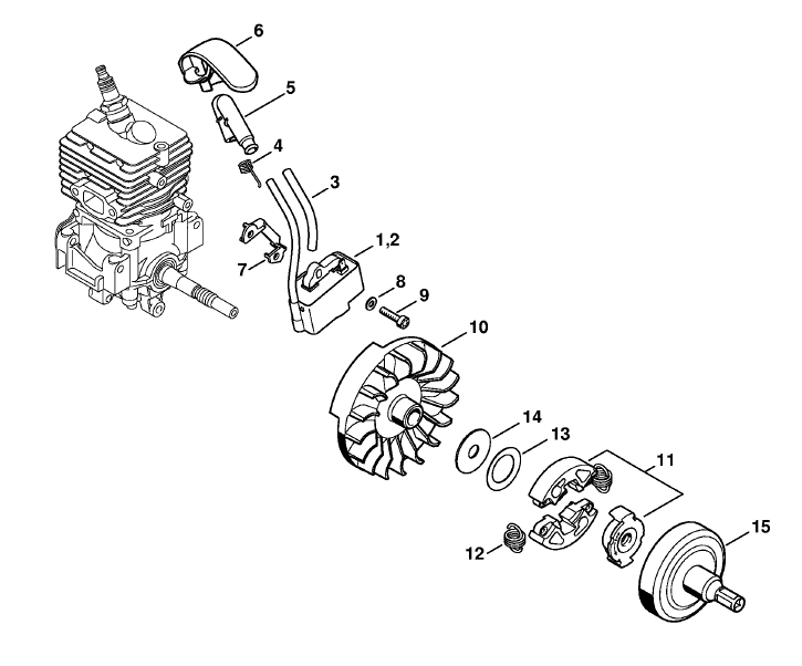Ignition system, Clutch