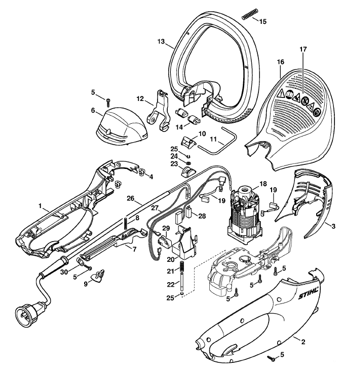 Handle housing