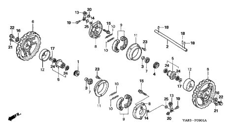 REAR WHEELS & BRAKES