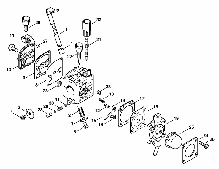 Carburetor C1QS64 BG 55