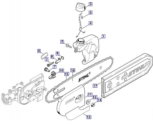 HT-KM Oil Tank - Chain Sprocket Cover1