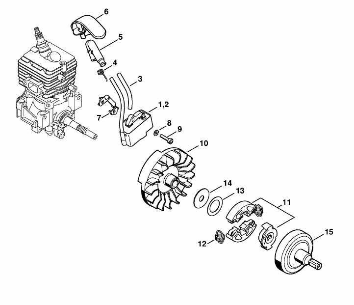 Ignition system, Clutch