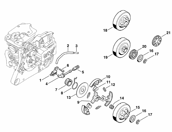Oil pump - Clutch