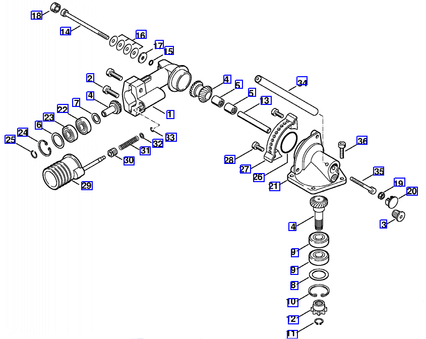 Angle Drive 0-90Á (service buletin 46.2000)