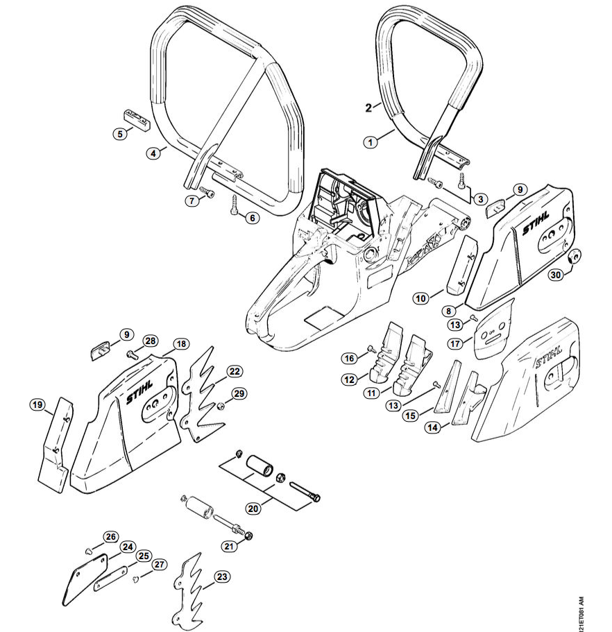 Handlebar/Chain Cover