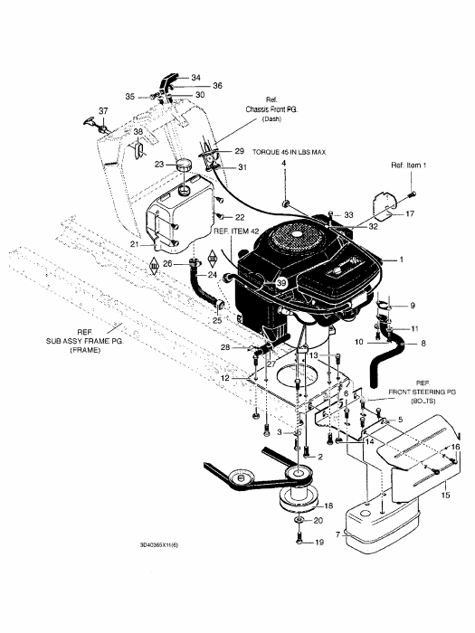 Engine and Control Assy