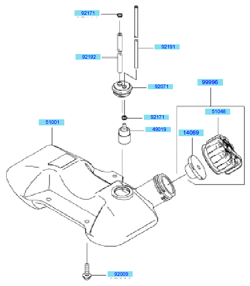 Fuel Tank/ Fuel Valve