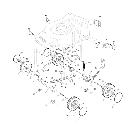 Lower Main Frame Assembly