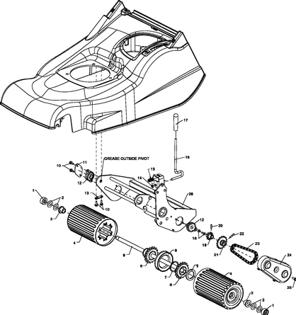 Rear Roller Assy