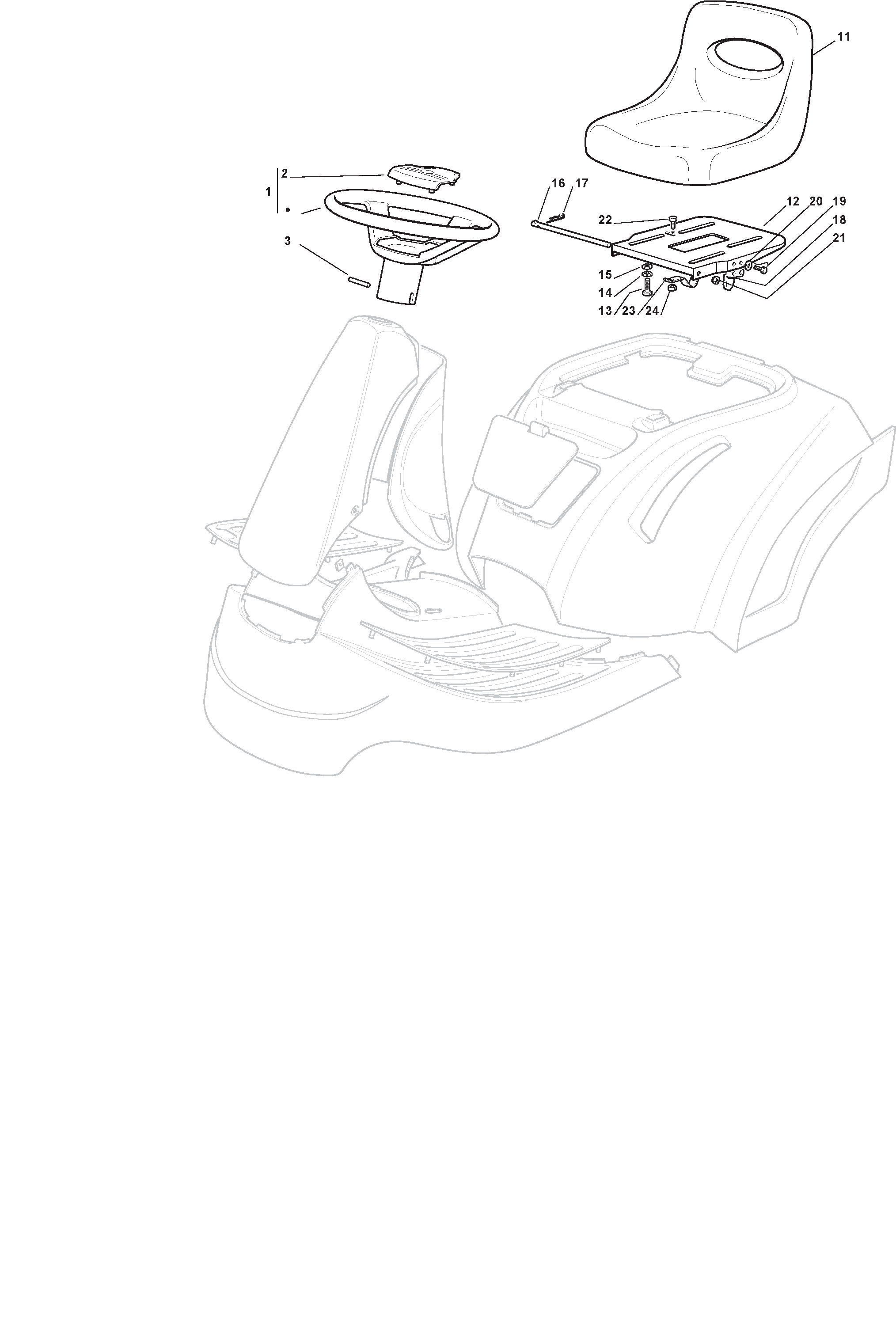 Seat & Steering Wheel