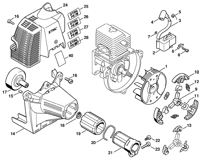 Ignition system, Clutch
