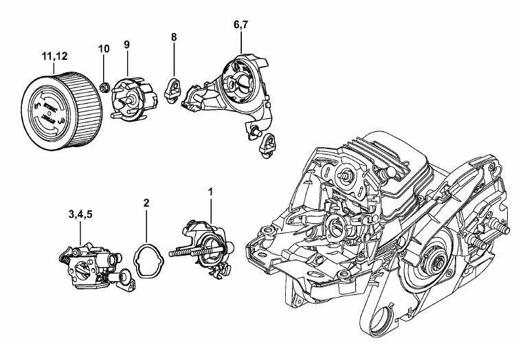 Carburetor bracket