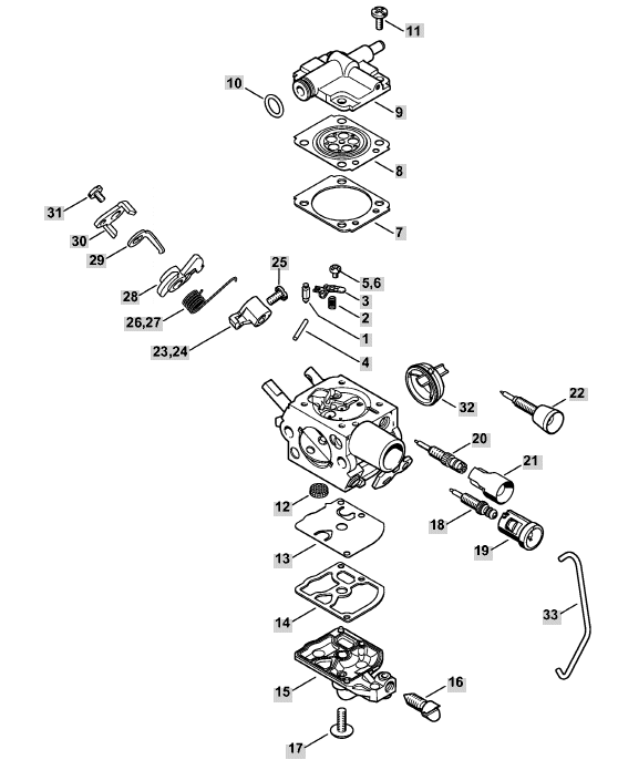 Carburetor C1Q-S251-S249-S215 & S189