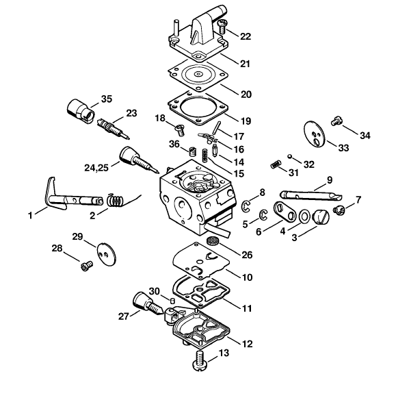 Carburetor C1QS138,  C1QS139, C1QS82, C1QS83