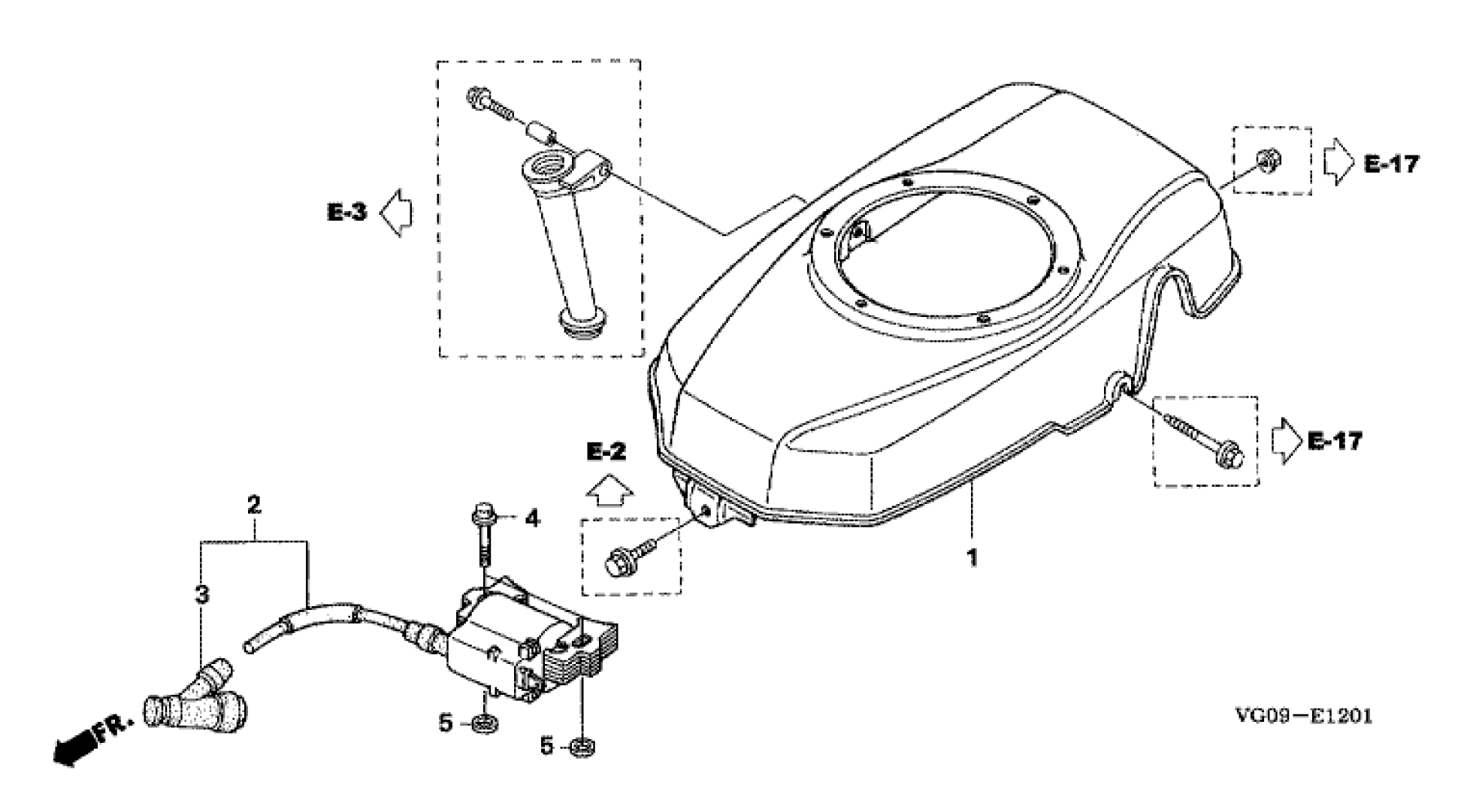 FAN COVER & IGNITION COIL 