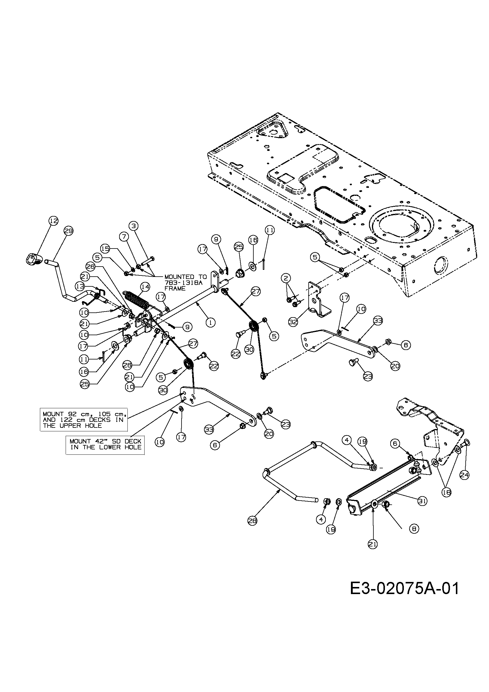 Cutting plate lifting