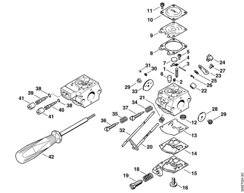E-Carburetor BR 320 L WT-230A