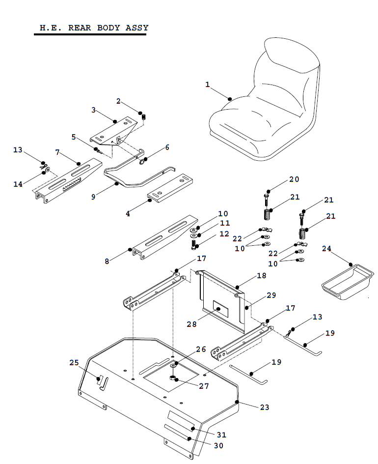 K15 38 HE Rear Body Panel