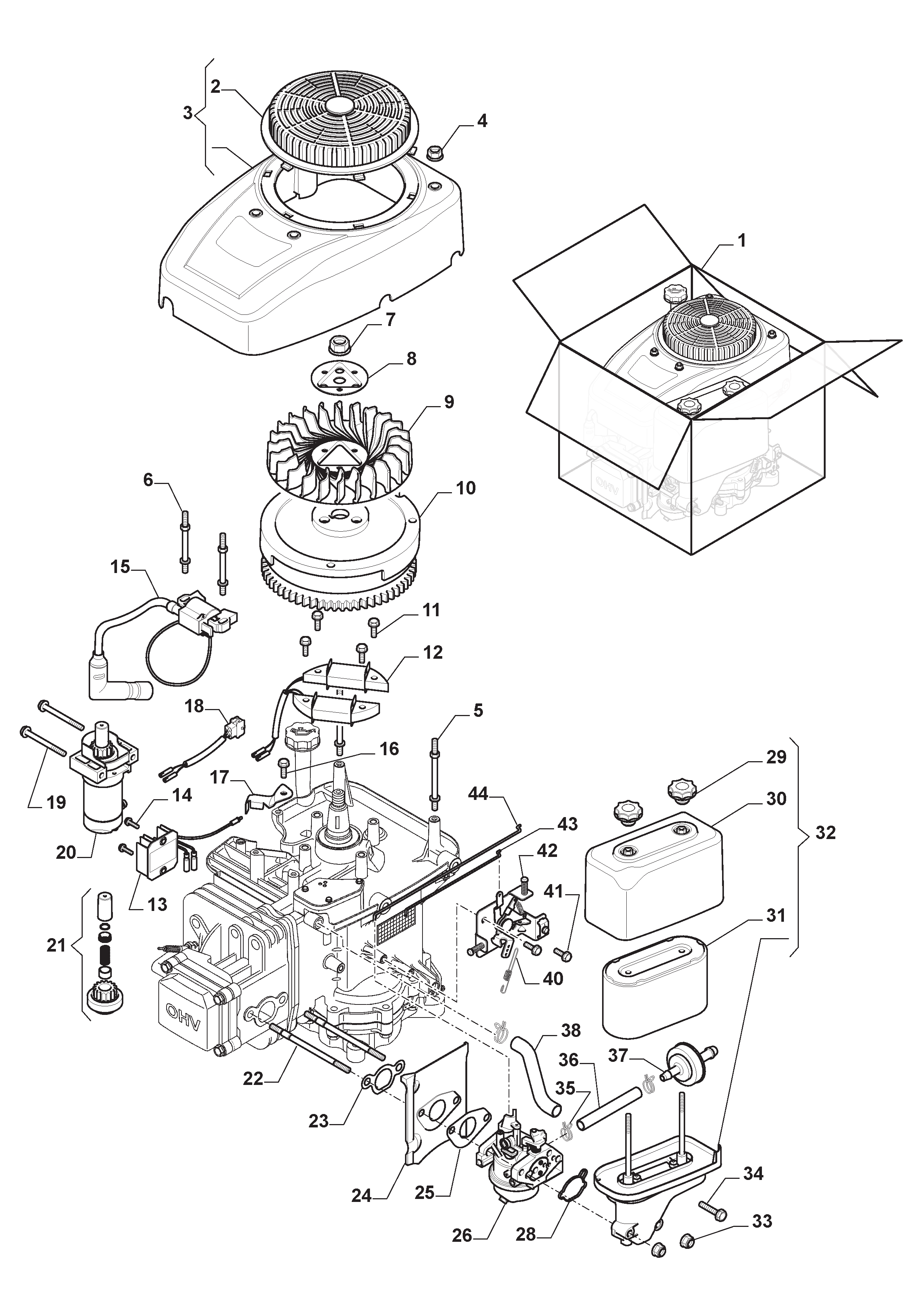  Starter Assy, Tank