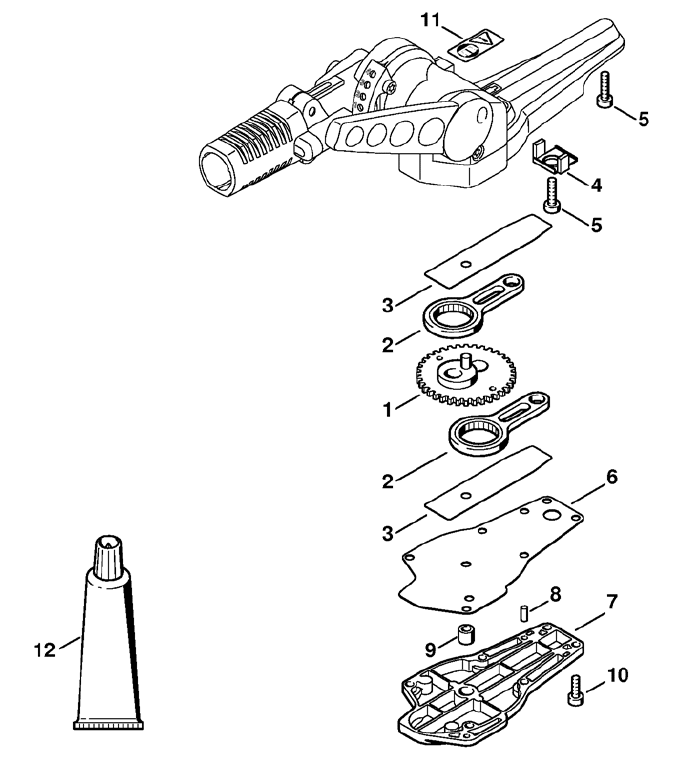 HL 100 K Blade Drive Gear 0-135