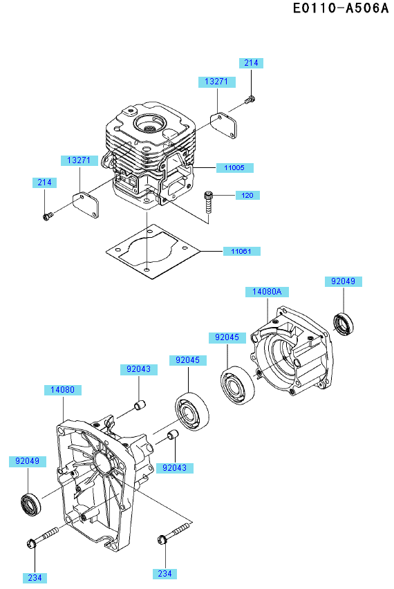 Cylinder - Crankcase