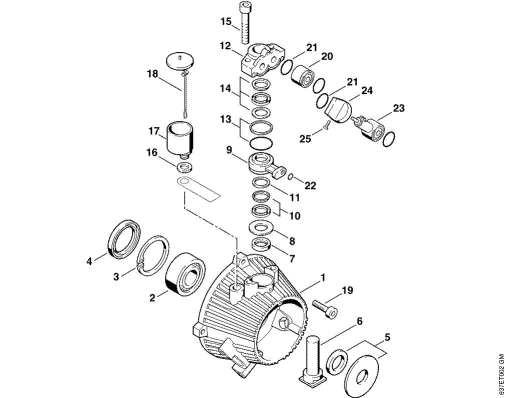 D_-Pump housing