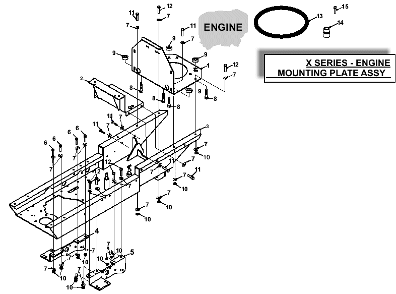 Engine Mounting Plate Assembly
