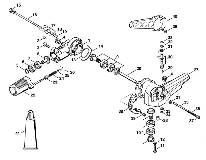 Angle drive