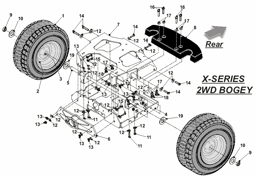 2WD Bogey Assembly