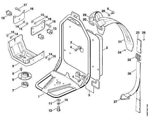 J-Support frame FR 108