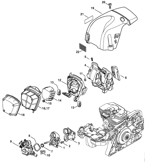 Carburetor bracket