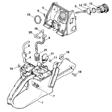 Tank housing