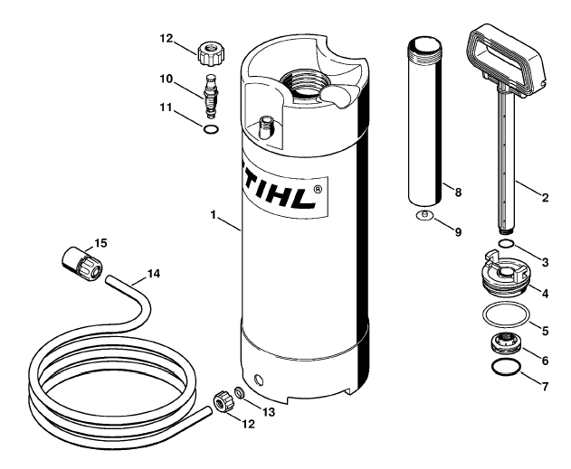Pressurized water tank