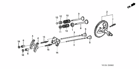 CAM SHAFT & VALVES