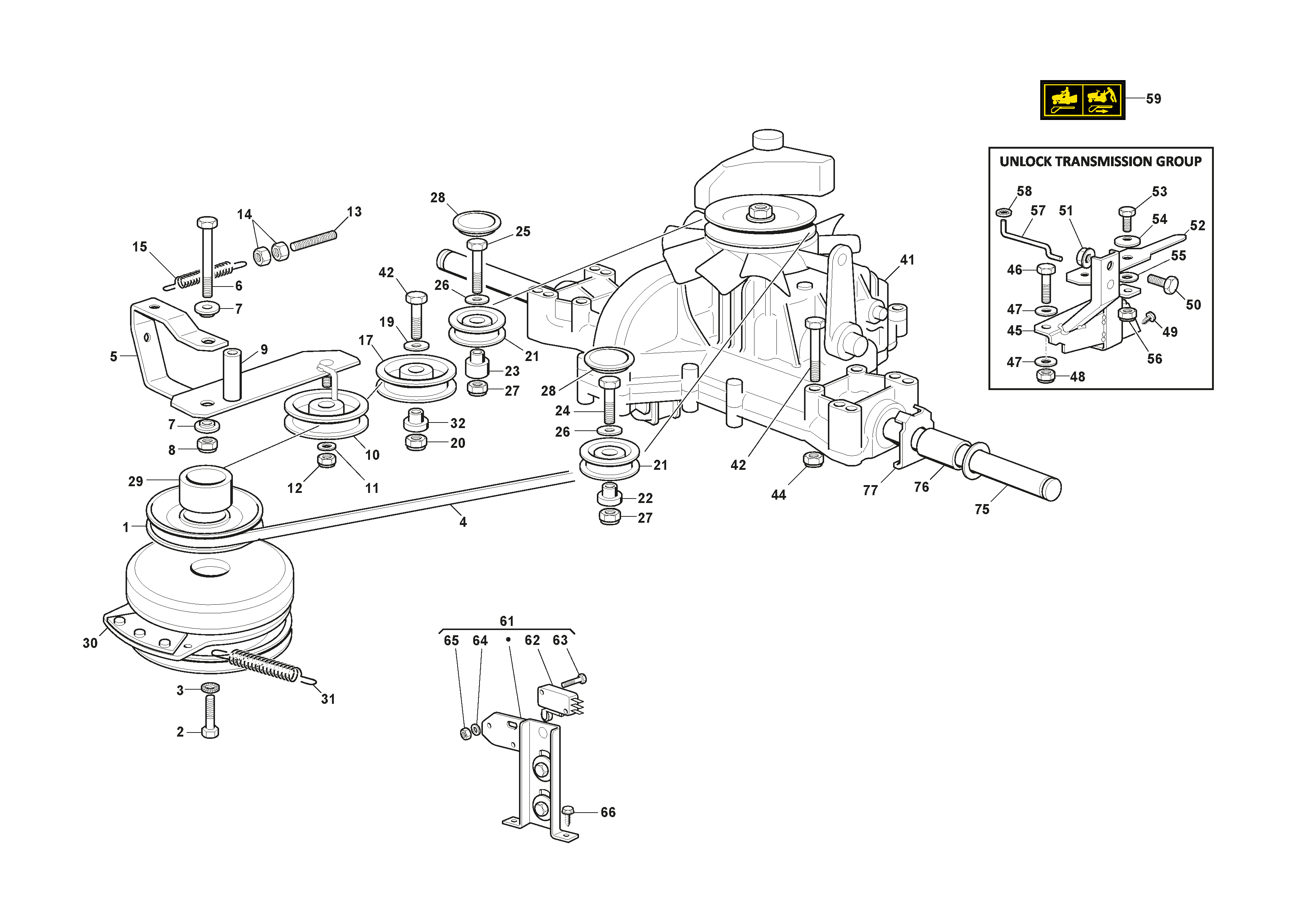 TT Transmission with Ogura Electromagnetic Clutch