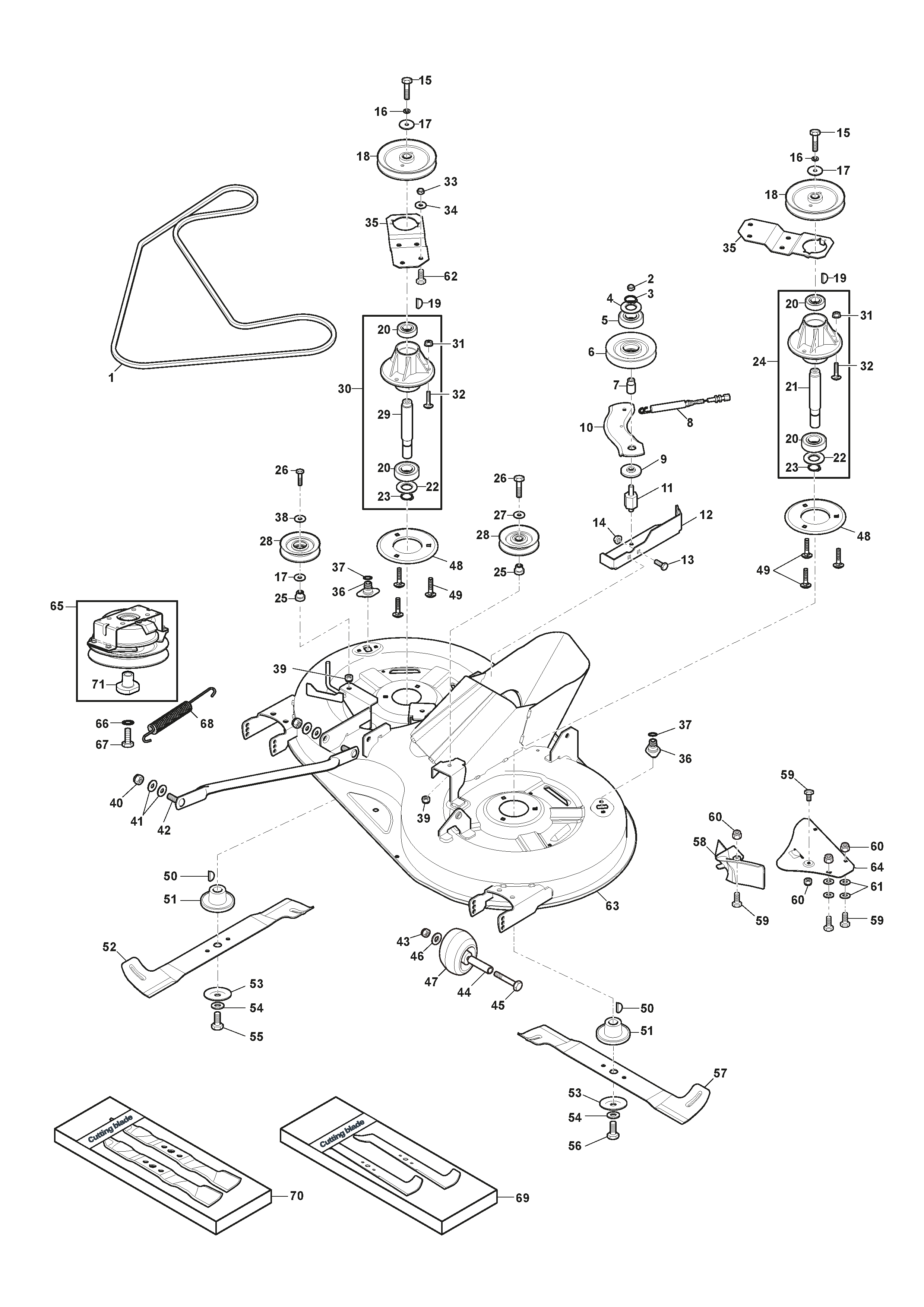 Cutting Plate with Electromagnetic Clutch